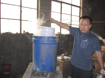 实现铸造废砂废水零排放的二号绿廉粘结剂工艺